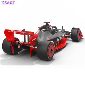 Modello personalizzato in fibra di vetro Audi Formula 1 pittura stagione 2026 concetto 3D modello di scultura locomotiva - Product Image 5