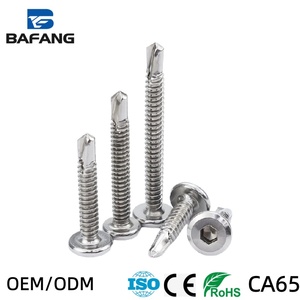 สกรูหัวจมหกเหลี่ยมชุบสังกะสีความแข็งแรงสูงสำหรับติดตั้งเฟอร์นิเจอร์ drywall - Product Image 2