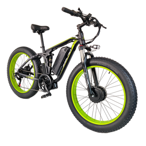 Nouveau vélo de montagne électrique puissant double moteur 2000W 16AH 22.4AH vélo de route de ville 48V 26 pouces gros pneu adulte <span class=keywords><strong>E</strong></span> vélo vtt - Product Image 1