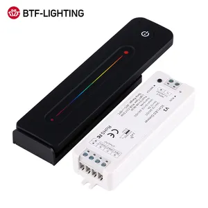 2022 Nieuwste Producten Pwm Dimmen Led Ontvanger Draadloze 3 Kanaals Rf Touch Rgb Smart Dimmer Systeem 2.4G Rgb Controller