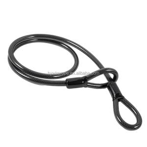 สายล็อคกระเป๋าเดินทางแบบห่วงคู่เคลือบสแตนเลส 304 พร้อมสายเคเบิลนิรภัย - Product Image 3