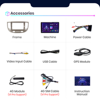 Junsun stok V1 RU CarPlay nirkabel untuk Kia RIO 2 2005 - 2011 Android navigasi GPS otomatis Radio mobil Multimedia pemutar DVD Mobil