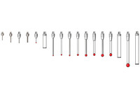 Stylet de sonde tactile CNC M4 100 mm D4 Boule en rubis D6 Tige en céramique Stylet droit stable pour positionnement CMM pour optique de précision