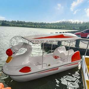 Vendita diretta in fabbrica 4 posti in vetroresina pedalò per il tempo libero altre attrezzature da gioco d'acqua in vendita - Product Image 3