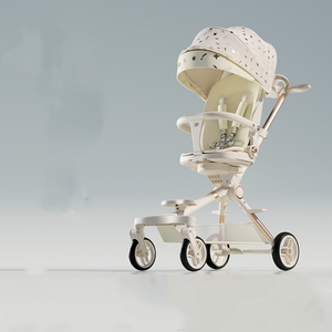 Nouvelle poussette bébé pliable <span class=keywords><strong>2</strong></span>-en-<span class=keywords><strong>1</strong></span> dispositif à bascule siège de voiture cadre en alliage d'aluminium - Product Image 6