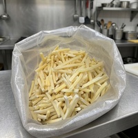 Frites surgelées en spirale non croustillantes, texture ferme, collation végétale surgelée pour la restauration