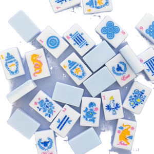 Juego de Mahjong Americano de Lujo de Gran Tamaño, Fichas de Navidad Ecológicas de Acrílico y Melamina, Juego Familiar Moderno para 4 Jugadores - Product Image 4
