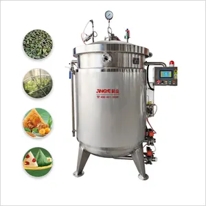 Industrial Manufacturing 1000L Zongzi Pressure Cooker Machine Cooking Kettle Automatic cooking With PLC