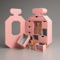 Calendario dell'Avvento di Lusso a Forma di Profumo, 12 Giorni, Scatola Regalo Natalizia con Fragranze e Cosmetici, con Finestra