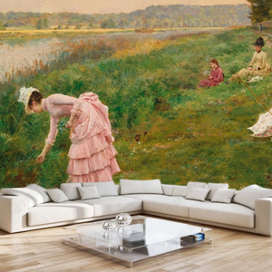 <span class=keywords><strong>Carta</strong></span> <span class=keywords><strong>da</strong></span> <span class=keywords><strong>Parati</strong></span> Personalizzata con Foglie e <span class=keywords><strong>Uccelli</strong></span>, Decorazione Artistica per Camera <span class=keywords><strong>da</strong></span> Letto, Murale Papier Peint - Product Image 1