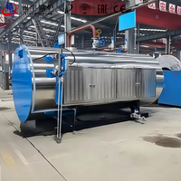 Chaudière à eau chaude électrique industrielle horizontale automatique à haute efficacité pour système de chauffage central