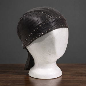 Bandana Durag unisexe en cuir HMB-901K Skullcap Hats Scarf avec design personnalisé pour les sports de plein air - Product Image 3