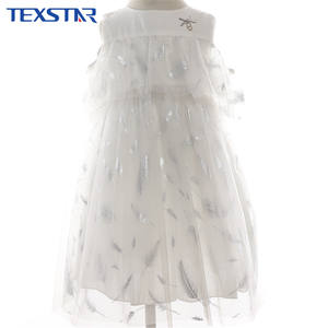 قماش تول ناعم فاخر 100% بوليستر شفاف محبوك 20D مطبوع بورق لامع لتنانير الفتيات - Product Image 6