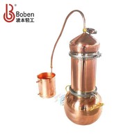 Boben BOB-GF – Équipement de distillation électrique automatique en cuivre rouge de haute qualité 20L pour huiles essentielles, avec récipient sous pression pour expériences