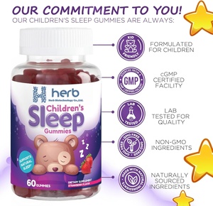 Gummies naturelles au fer et aux vitamines pour adultes – Aide au sommeil non accoutumante, favorise un sommeil réparateur – 60 unités, 2 par portion - Product Image 4