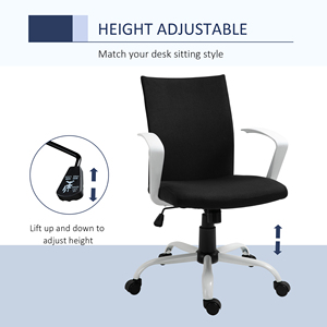 Silla decorativa de cuero Ministral para el hogar, oficina, comedor, dormitorio, apartamento, cómodo, reclinable, moderno, inflable, muebles para el hogar - Product Image 5