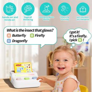 Juguetes Educativos para Niños de 3 a 7 Años, Juegos de Aprendizaje Interactivos, 800 <span class=keywords><strong>Preguntas</strong></span> de <span class=keywords><strong>Quiz</strong></span>, Actividades de Entrenamiento Cerebral Montessori - Product Image 3