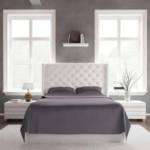 中国製の人気で心地良い竹製ベッドシーツセット、通気性があり高級感のある寝具 - Product Image 6