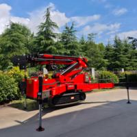 Grue araignée télécommandée Jiusheng pour levage en hauteur dans des espaces étroits, entrepôts, ascenseurs, usines, aéroports, chantiers