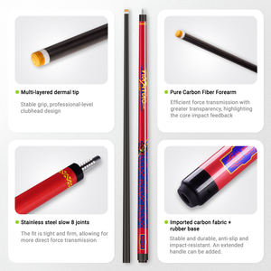 Queue de billard professionnelle Black Technolog, <span class=keywords><strong>pointe</strong></span> de 11,8/12,5 mm, 58 pouces, pour snooker - Product Image 3