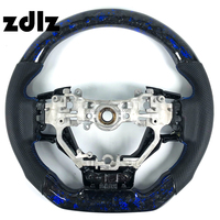 Volant en fibre de carbone forgé bleu personnalisé pour Lexus ES IS GS LS NX RX IS350 LX470 2015 2016 2017 2018 2019 2020