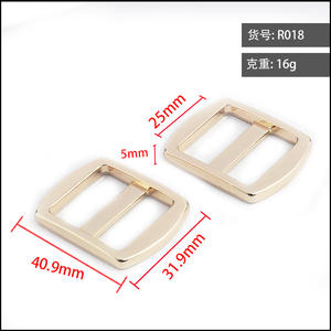 Hebilla de barra de aleación de zinc para bolsos y ropa, anillo en D, accesorio de hardware ajustable para correas, primavera 2024 - Product Image 4