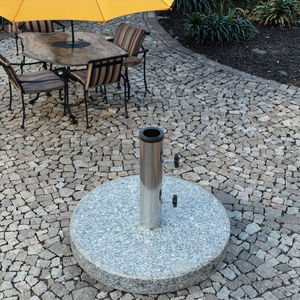 <span class=keywords><strong>Parasol</strong></span> de jardin en acier inoxydable avec roues, mobilier d'extérieur, imperméable, pliable, 3m, pour terrasse et plage, écologique, avec base décalée - Product Image 3