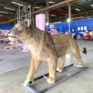 Mô hình sư tử hang động animatronic điêu khắc sinh vật thời tiền sử - Product Image 3