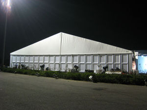 20x20m Abs tentes de stockage industriel filets de pêche chapiteau <span class=keywords><strong>tente</strong></span> extérieure en aluminium transparent extensible <span class=keywords><strong>location</strong></span> de matériel de fête - Product Image 5