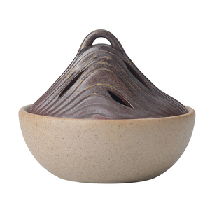 Porte-encens en céramique en forme de petites montagnes Offre Spéciale avec mini brûleur d'encens en coton ignifuge pour la décoration intérieure - Product Image 1