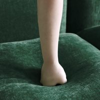 ATUNUS 그린 모던 거실 가구 벨벳 패브릭 모듈러 단면 소파 세트 편안한 1 2 3 4 인용 소파