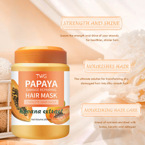 Shampoo et après-shampoing à la <span class=keywords><strong>papaye</strong></span> TWG Shampoo Factory, <span class=keywords><strong>masque</strong></span> capillaire, lotion corporelle éclaircissante, shampooing antipelliculaire, ensemble de soins capillaires à la <span class=keywords><strong>papaye</strong></span> - Product Image 4