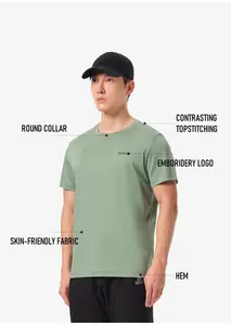 Shirt 24SS Pelliot Wholesale T Shirt Outdoor Sports Breathable Skin-friendly 100% Cotton Short Sleeve T-Shirts For Women