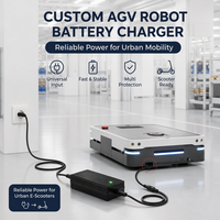 Chargeur de batterie au lithium industriel 42V 10A 420W pour robot AGV 36V et chariot de golf avec PFC