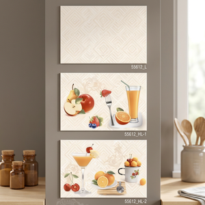 Azulejo de porcelana súper brillante de 300x450 para cocina, azulejos de pared de 30x45cm con superficie pulida, azulejos de cerámica decorativos para el hogar, venta al por mayor - Product Image 3