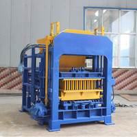 Machine à fabriquer des briques automatique à haute efficacité QT4A-15 pour matériaux de construction, briques en cendres volantes