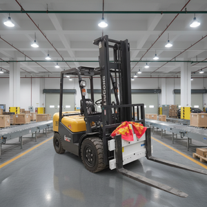 Fd30 kelepçe forklift  360 derece döner eki rotator döndürme çatal kelepçe kelepçe ile forklift - Product Image 6