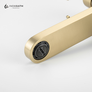 Rubinetto Moderno per Bagno in Oro, Lussuoso e Moderno per Hotel e Appartamenti, in Acciaio Inox 304 - Product Image 4