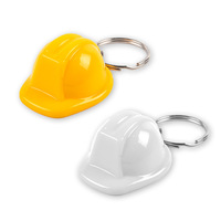 Porte-clés Casque de Sécurité IStapromo – Nouveauté Créative 3D, Pendentif Sac, Accessoire Charmant, Porte-clés Casque de Sécurité