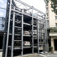 Système de stationnement de voitures à circulation multi-niveaux Tabitha, capacité de charge de 2000 kg, garantie de 5 ans, origine Shandong, fournisseur d'or PDX
