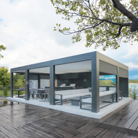 Ensemble de cuisine extérieure résistant aux intempéries Youya Garden/courtyard avec barbecue et réfrigérateur, cuisine extérieure en forme de L avec bar et pergola