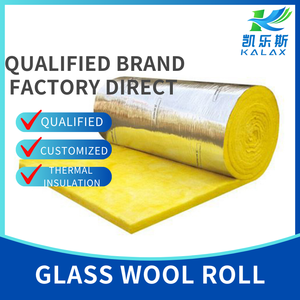 Rouleau <span class=keywords><strong>de</strong></span> <span class=keywords><strong>laine</strong></span> <span class=keywords><strong>de</strong></span> <span class=keywords><strong>verre</strong></span> insonorisante et isolante thermique KALAX pour le remplissage des cloisons en ossature légère et l'absorption acoustique des plafonds - Product Image 2