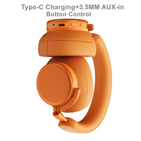 Casque sans fil supra-auriculaire OEM ANC avec batterie amovible, suppression du bruit, pliable et rotatif, pour le marché européen, idéal pour le sport (JL)