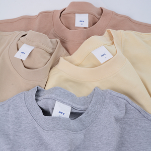 High Quality Fashion Custom t Shirt Drop Shoulder High Street Heavy 300g 100% Cotton <b>Men</b> Oversized Tshirt Unisex - Product Image 5