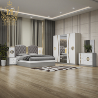 Grande Promotion Lit King Size Moderne 1,8m en Bois, Ensemble de Meubles de Chambre avec Rangement, Fonctions Massage et Design Personnalisable pour Chambre à Coucher
