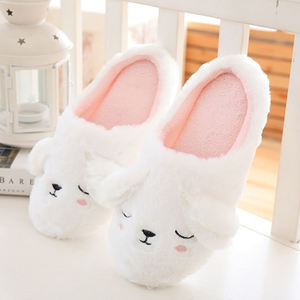 Pantoufles antidérapantes en coton à imprimé dessin animé <span class=keywords><strong>pour</strong></span> femmes, automne et hiver - Product Image 5