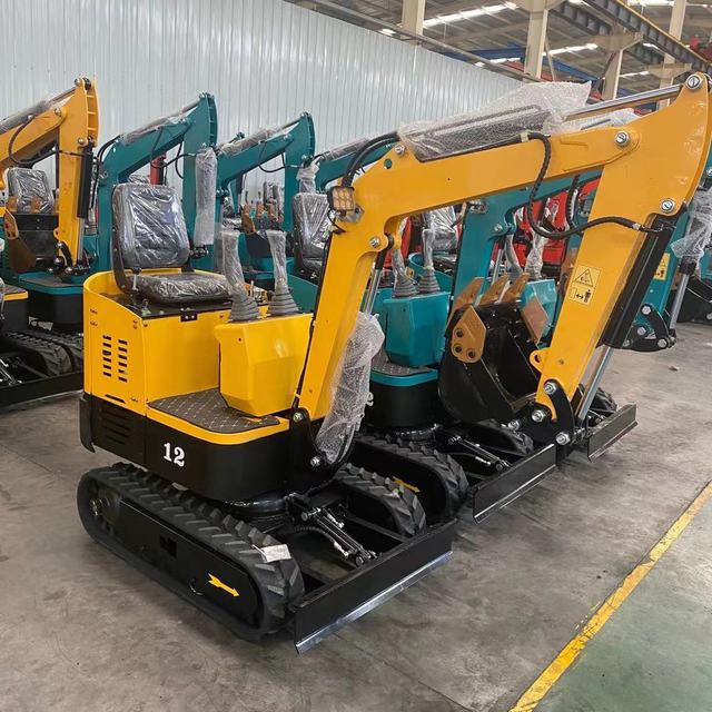 Cheap 1.2t  Mini Crawler Excavator Small Digger with Multi-function Bucket for Sale