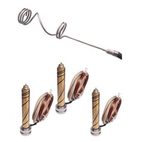 Chauffe-électrique à induction, chauffe-électrique à serpentin avec thermocouple, 1000 mm, câble de terre avec revêtement en fibre de verre, chauffe-électrique de type convoluted rond