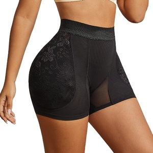 Shorty sculptant rembourré pour <span class=keywords><strong>femme</strong></span>, rehausseur de fesses et de hanches, effet ventre plat, sous-vêtement, corset amincissant - Product Image 3
