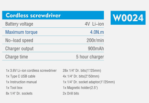 Perceuse-visseuse sans fil 4V Lithium-Ion à moteur sans balais, perceuse industrielle à couple élevé, ensemble de forets multifonction compact pour le bricolage à domicile - Product Image 4